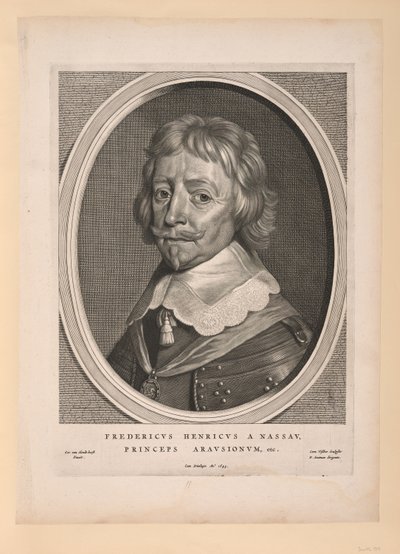 Frederik Hendrik, Prins van Oranje, uit Negen Portretten door Cornelis Visscher