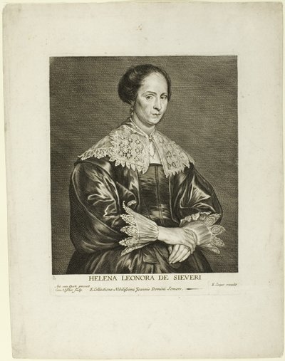 Helena-Leonora de Sieveri door Cornelis Visscher