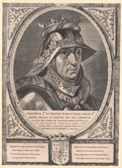 Heilige Roomse keizer Maximiliaan I door Cornelis Visscher