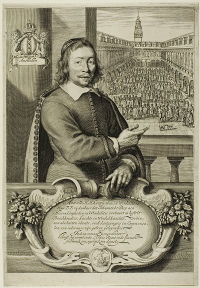 Jan de Paep (De Beursknecht) door Cornelis Visscher