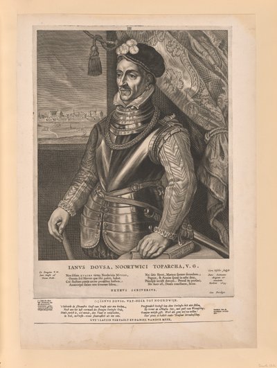 Jan van der Does, from Quatuor Personae door Cornelis Visscher