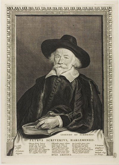 Peter Scriverius door Cornelis Visscher