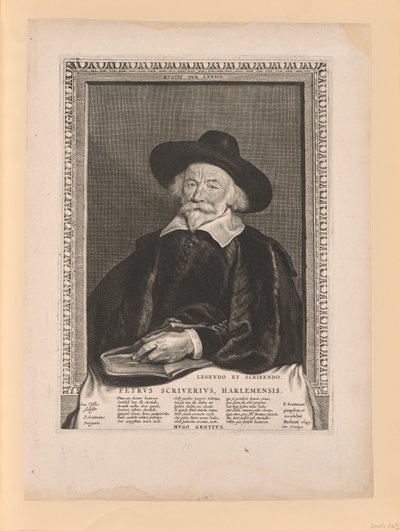 Peter Scriverius door Cornelis Visscher