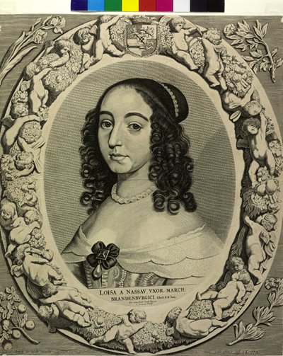Prinses van Oranje Louise Henriette door Cornelis Visscher