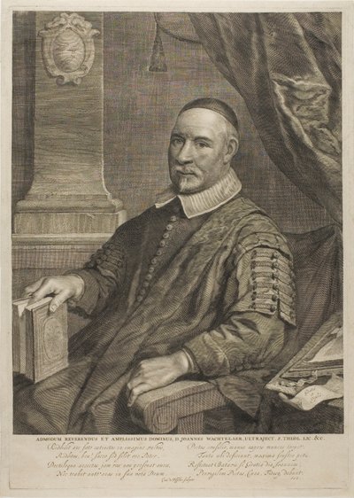 Ds. D. Johannes Wachterlaer van Utrecht door Cornelis Visscher