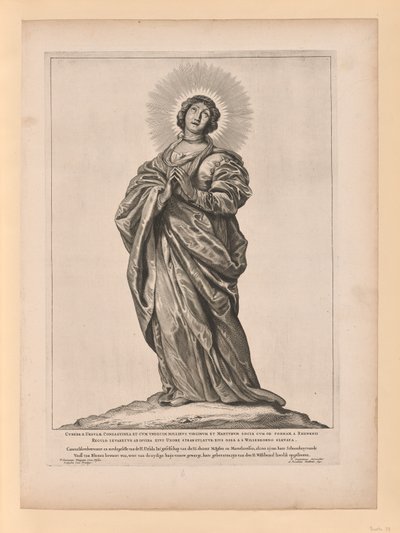 Sint Cunera, van Heiligen van Noord- en Zuid-Nederland door Cornelis Visscher
