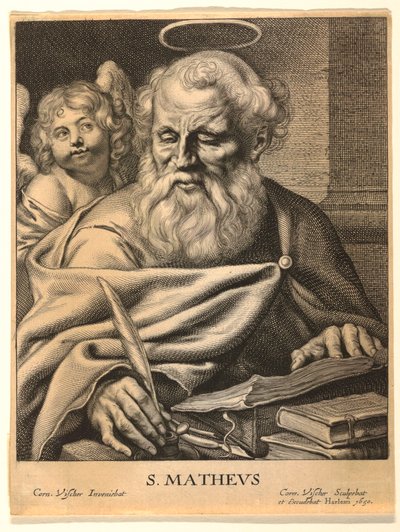 St. Mattheüs (S. Mathevs) door Cornelis Visscher