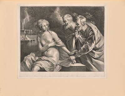 Susanna en de Ouderen, van Kabinet Reynst door Cornelis Visscher