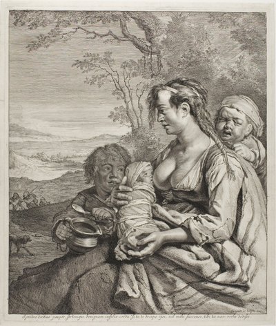 De Boheemse Vrouw door Cornelis Visscher