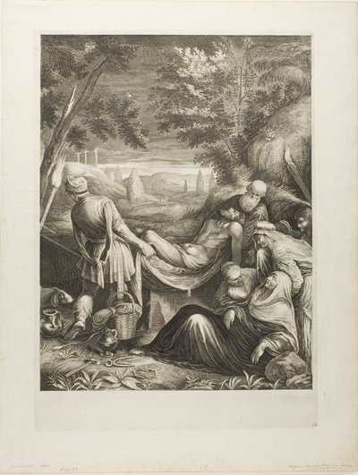 De graflegging door Cornelis Visscher
