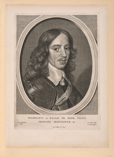 Willem II, Prins van Oranje, uit Negen Portretten door Cornelis Visscher