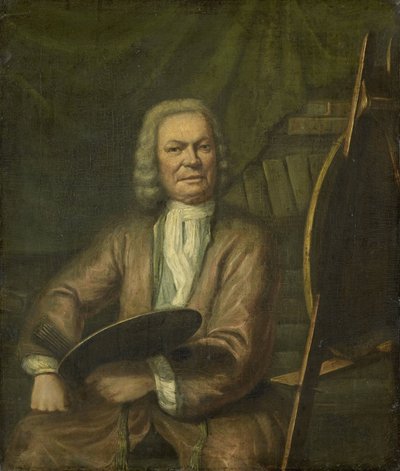 Portret van Jan Maurits Quinkhard, schilder door Cornelis Wever