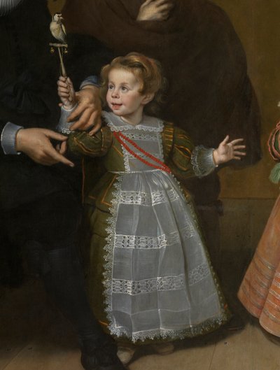 Portret van een familie door Cornelis de (follower of) Vos