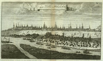 Tobolsk Uit: Reizen naar Muscovy door Cornelis de Bruijn