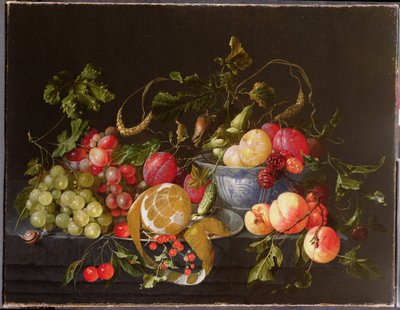 Stilleven van fruit door Cornelis de Heem
