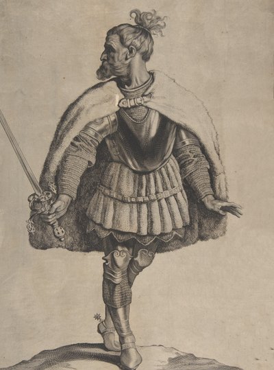 Svevus, uit de serie Peplus, sive Gothorum, Heruolorum door Cornelis de Visscher