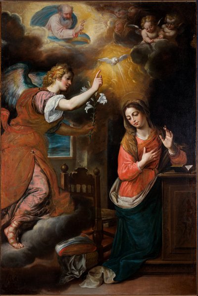 Aankondiging door Cornelis de Wael
