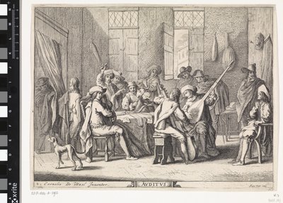Gehoor (serie titel: Vijf zintuigen) door Cornelis de Wael