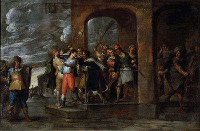 Geschiedenis van de verloren zoon: uitzetting door Cornelis de Wael