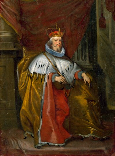 Portret van Luca Giustiniani (1586-1651) Doge van Genua tussen 1644 en 1646 door Cornelis de Wael