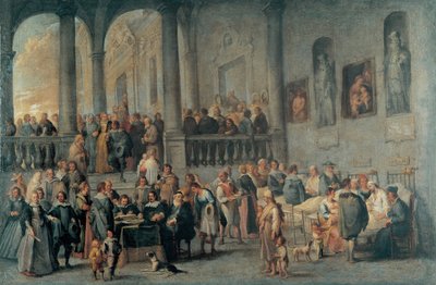De Zieken Bezoeken door Cornelis de Wael