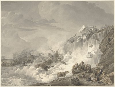 Dijkbreuk door Cornelis van Hardenbergh