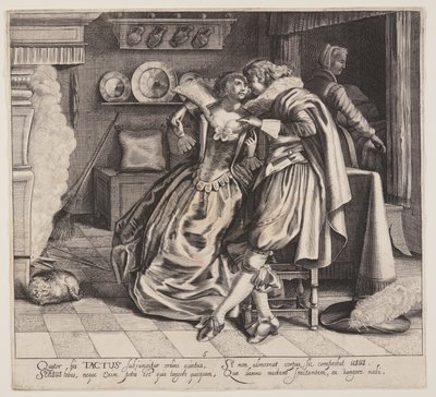 Tactus (Aanraking), uit De vijf zintuigen door Cornelis van Kittensteyn