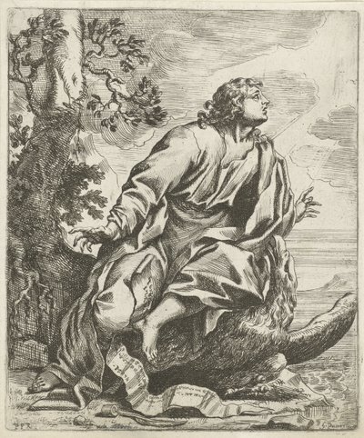 Johannes de Evangelist door Cornelis van Merlen