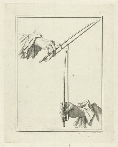 Strijkstokken door Cornelis van Noorde