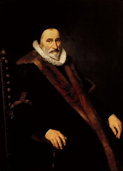 Portret van Cornelis Pietersz Hooft door Cornelis van der Voort