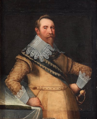 Gustavus Adolphus van Zweden, 1625 door Cornelius Arendtz