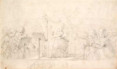 Het harpconcert door Cornelius Høyer