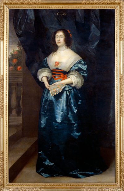 Diana Cecil c.1638 door Cornelius Janssen van Ceulen