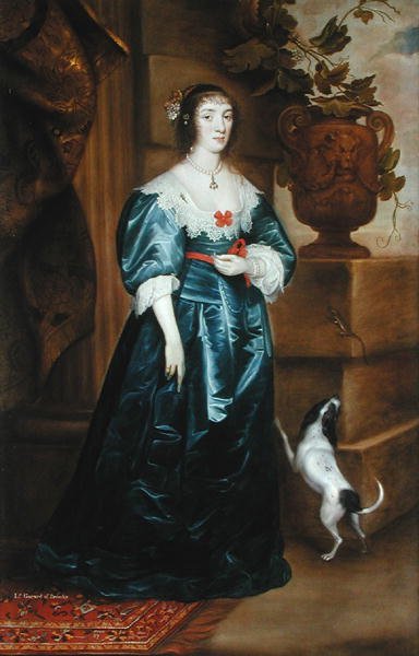 Lady Gerard van Bromley (gest. 1634) (c.1633) door Cornelius Janssen van Ceulen