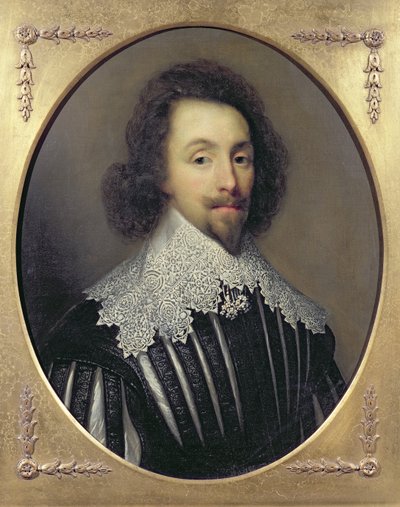 Portret van Koning Karel I van Groot-Brittannië en Ierland (1600-49) door Cornelius Janssen van Ceulen