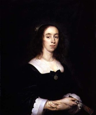 Portret van een Dame door Cornelius Janssen van Ceulen