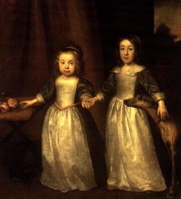 Portret van twee Kinderen door Cornelius Janssen van Ceulen