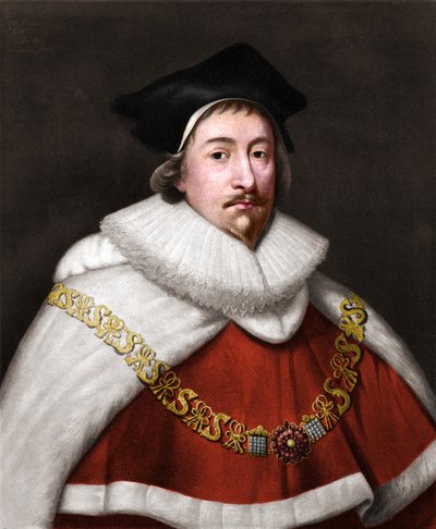 Sir Edward Coke, ca. 16e eeuw, 1904 door Cornelius Janssen van Ceulen