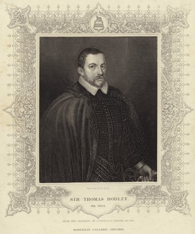 Sir Thomas Bodley door Cornelius Janssen van Ceulen
