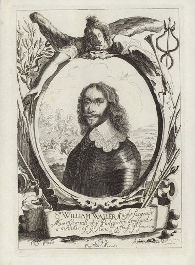 Sir William Waller door Cornelius Janssen van Ceulen