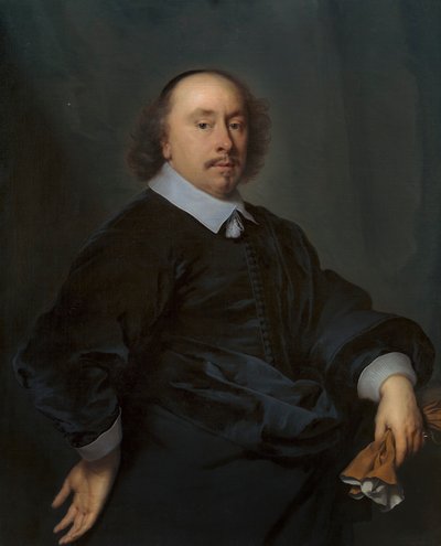 Portret van een Man door Cornelius Johnson