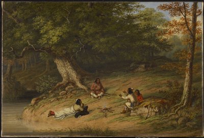 Middagrust door Cornelius Krieghoff