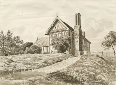 Betley - Boerderij door Cornelius Varley
