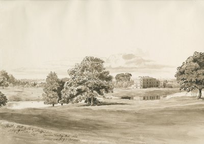 Betley Hall door Cornelius Varley