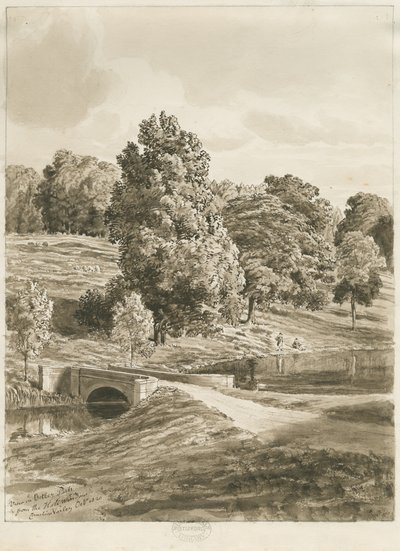 Betley Park, Okt 1820 door Cornelius Varley