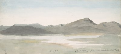 Craig Goch, Moel Hebog, Noord-Wales door Cornelius Varley