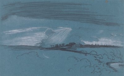 Landschapscompositie door Cornelius Varley