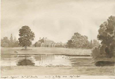 Somerford Hall door Cornelius Varley