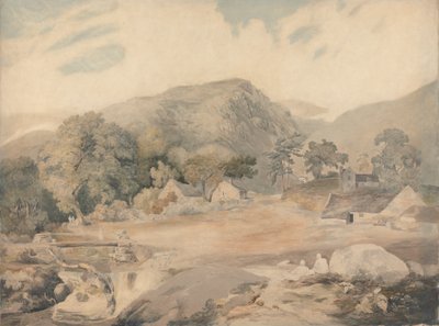 Uitzicht nabij Tal-y-Llyn door Cornelius Varley