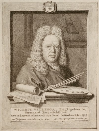 Wigerus Vitringa (1657-1721) door Cornelius van Noorde